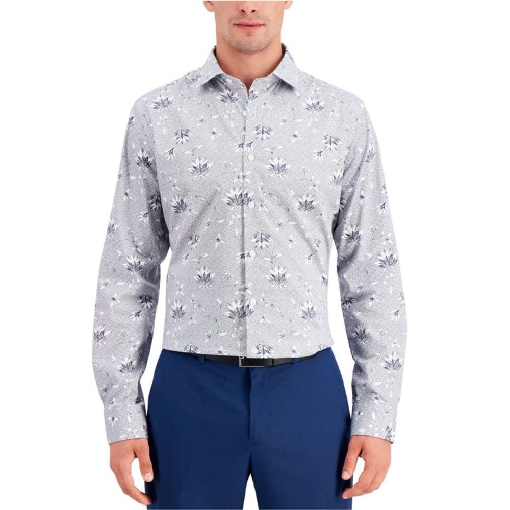 bar III Mens Stretch Button Up Shirt, NWT